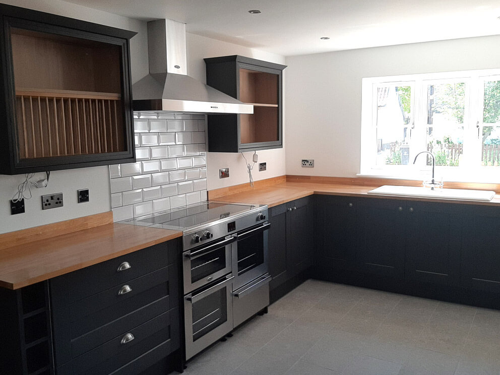 kitchens and bathrooms